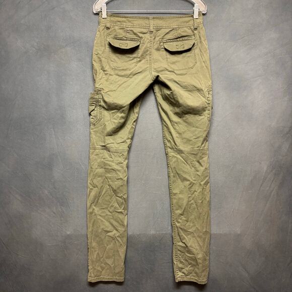 Mossimo Green Skinny Cargo Pants Women’s Size 3 Utility Pockets Military Skater - Picture 6 of 11